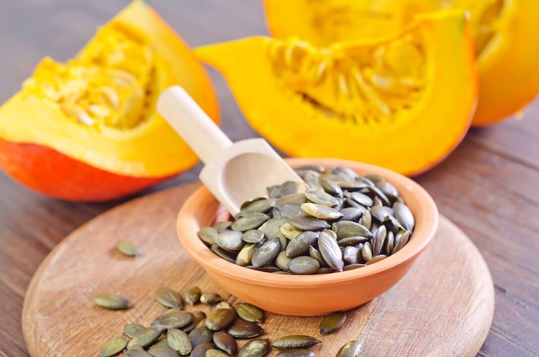 Pumpkin seeds to remove insects from the body